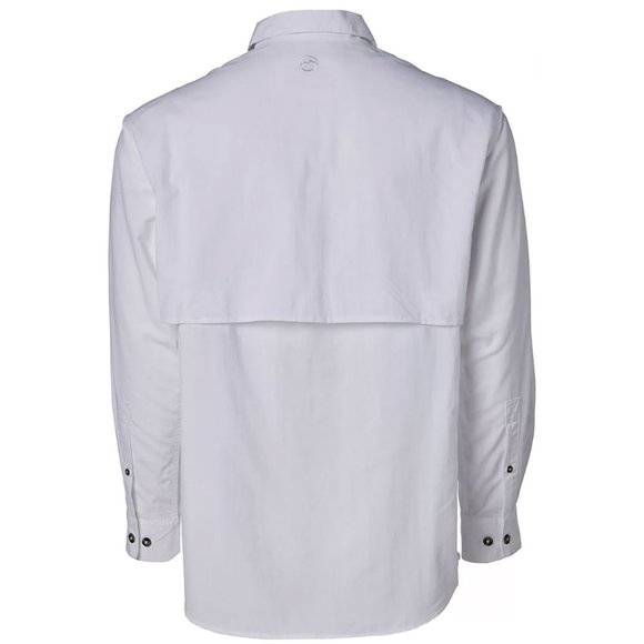 Magellan Outdoors Men's Laguna Madre Solid Long Sleeve Fishing Shirt - Picture 5 of 5